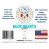 Duck Hearts Freeze-Dried